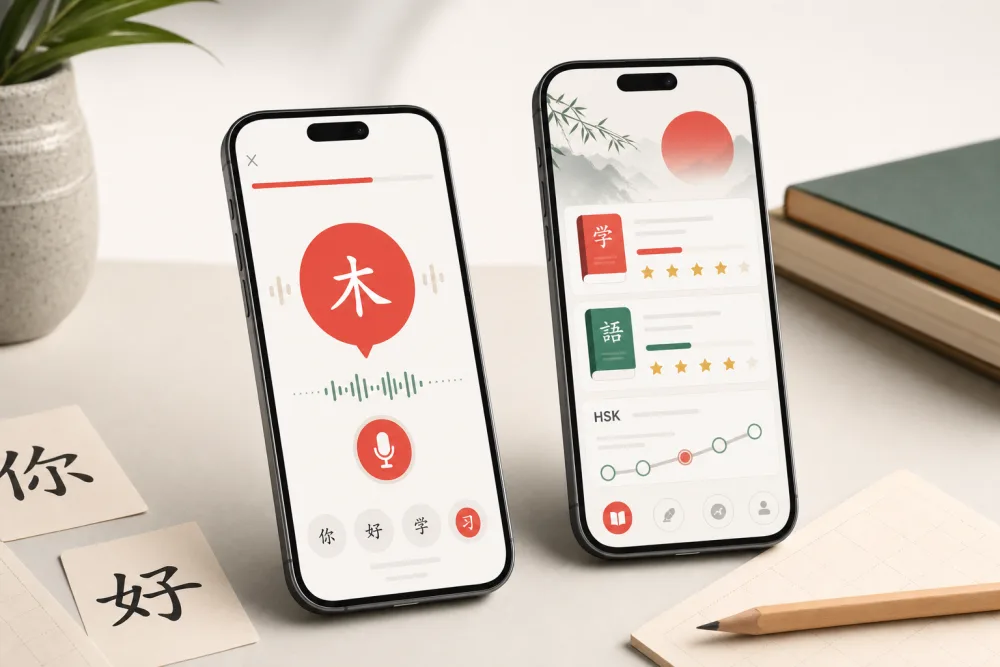 iiChinese App 学习界面预览